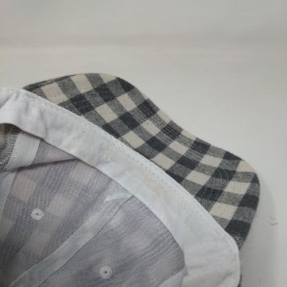 Cocus Pocus Slideback Hat Multicolor One Size Buffalo Check Plaid 6 Panel