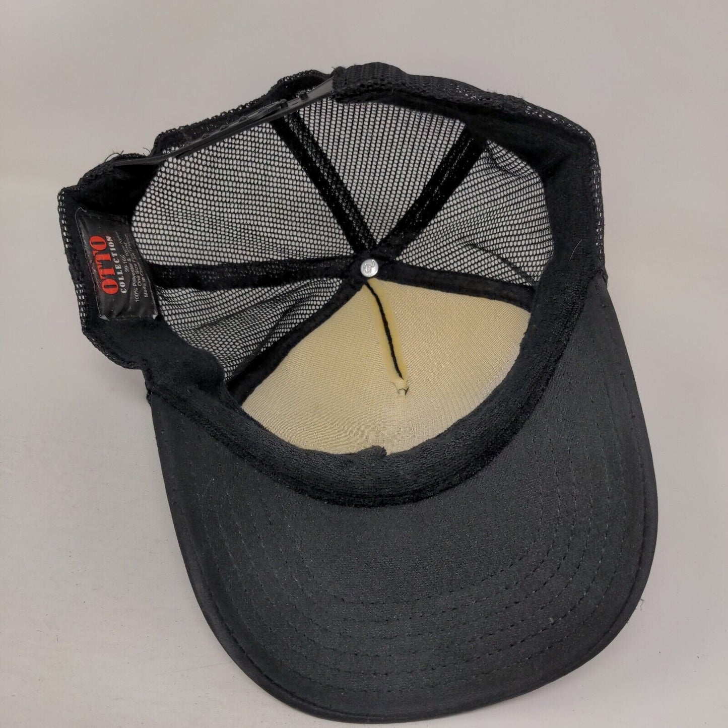 Mamacita Snapback Mesh Back Rope Trucker Hat Black OSFM Solid Otto