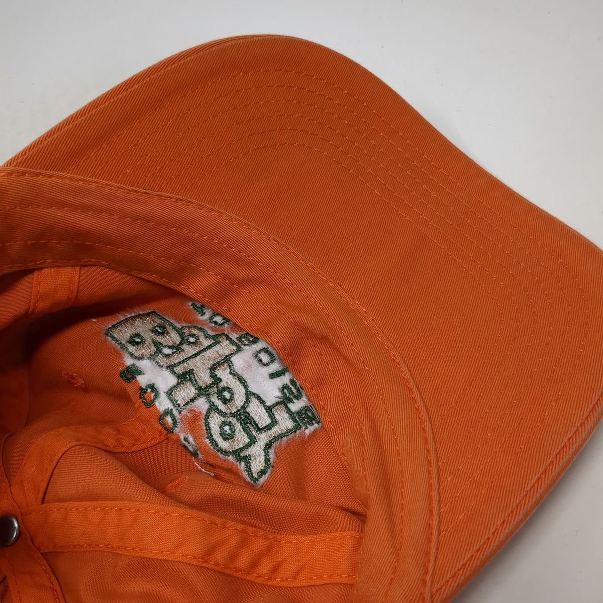 Port Authority Baseball Cap Orange One Size 2005 Barber to Boise YMCA Run Hat