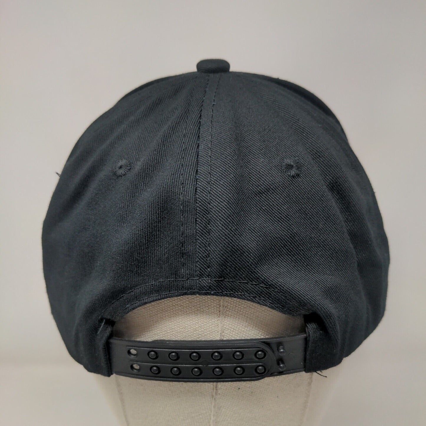 Positive Vibes Snapback Hat Black One Size Adjustable Embroidered