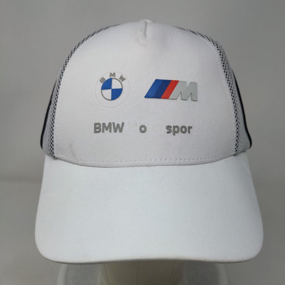 BMW Motorsport Puma Slideback Hat White Adult Adjustable Vent Holes