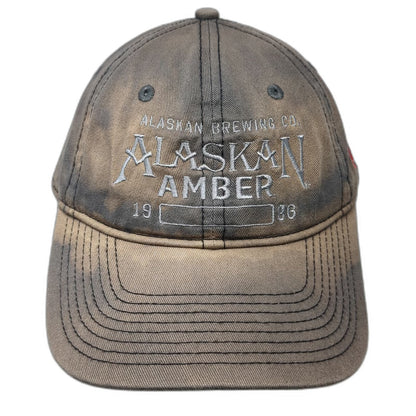 Alaskan Brewing Co Baseball Cap Gray One Size Juneau Amber Beer Boat Patch Hat