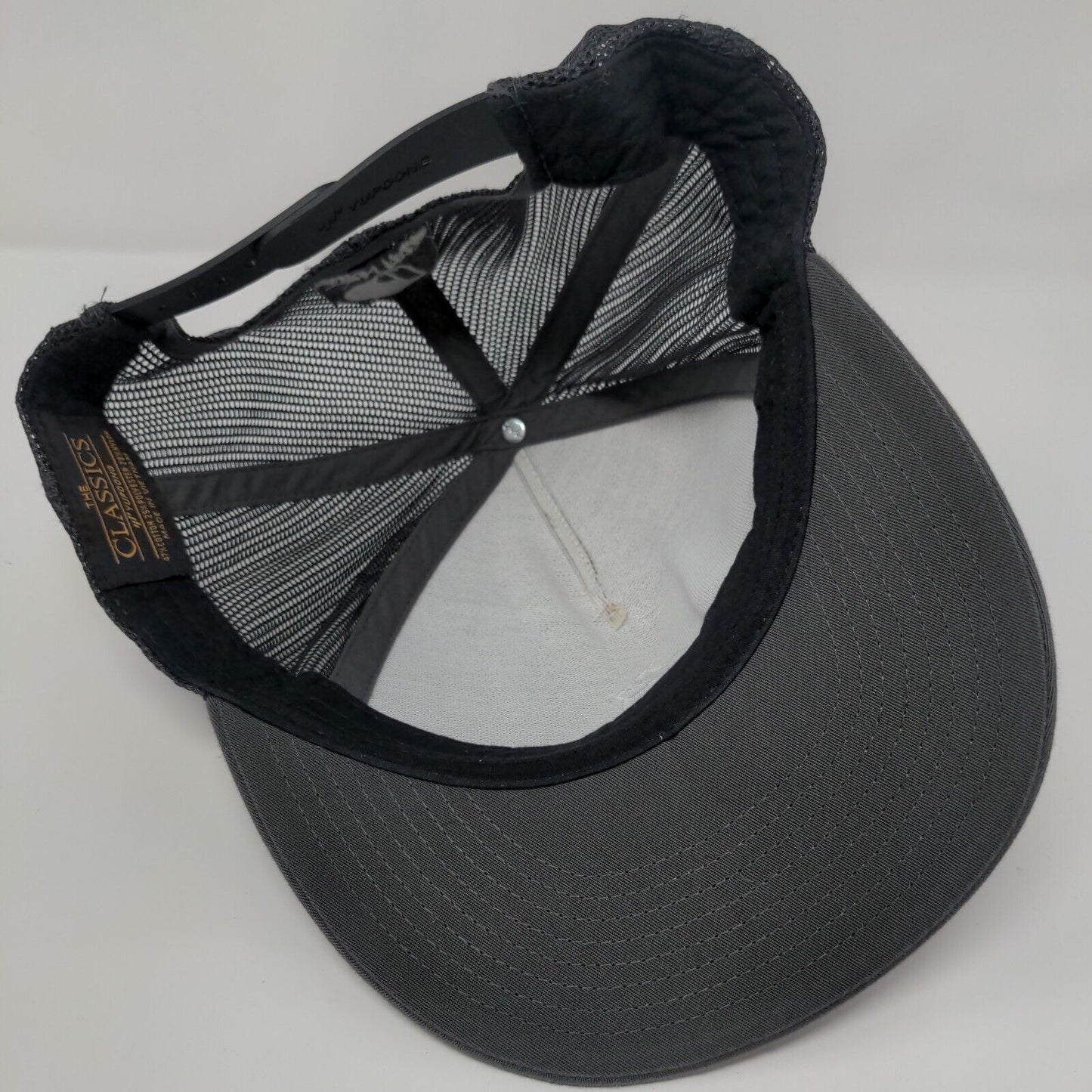 Turn It Up Snapback Trucker Hat Gray One Size Adjustable The Classics Yupoong