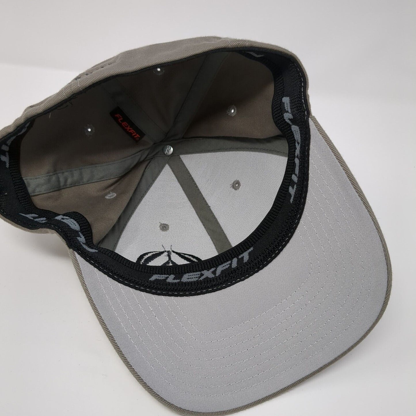 Brick House Recovery Fitted Hat Gray S/M Embroidered Flexfit Yupoong