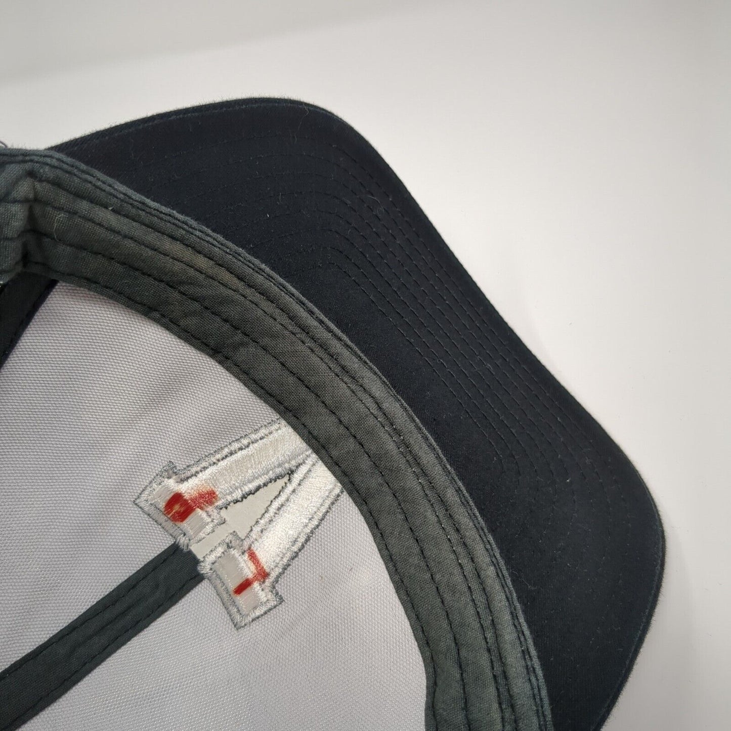 V Snapback Trucker Hat Black One Size Adjustable Mesh Back Pacific Headwear