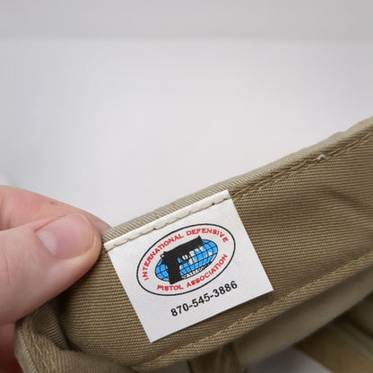 International Defensive Pistol Association Slideback Hat Tan One Size