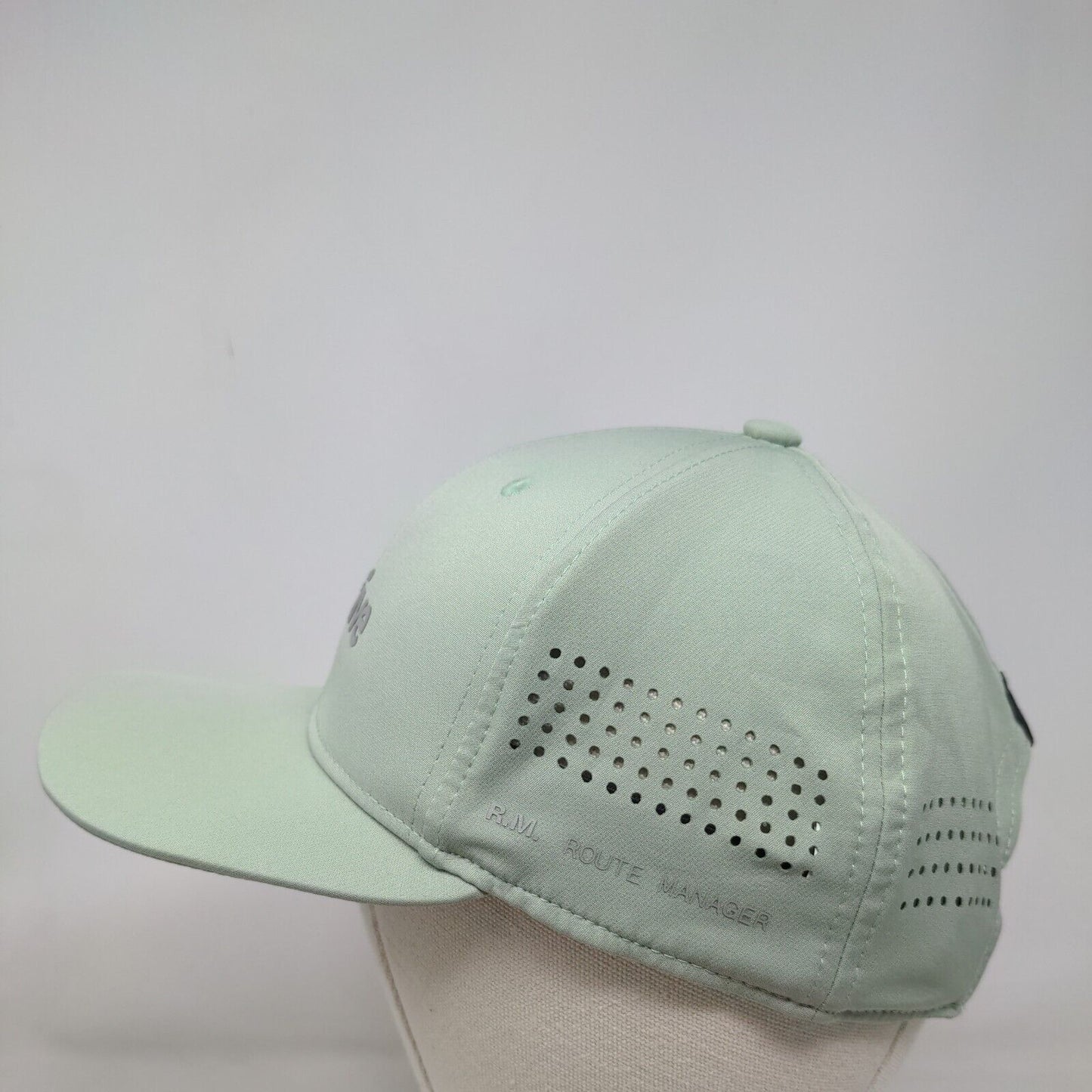 Aptive Environmental Slideback Hat Green One Size Laser Cut 6 Panel