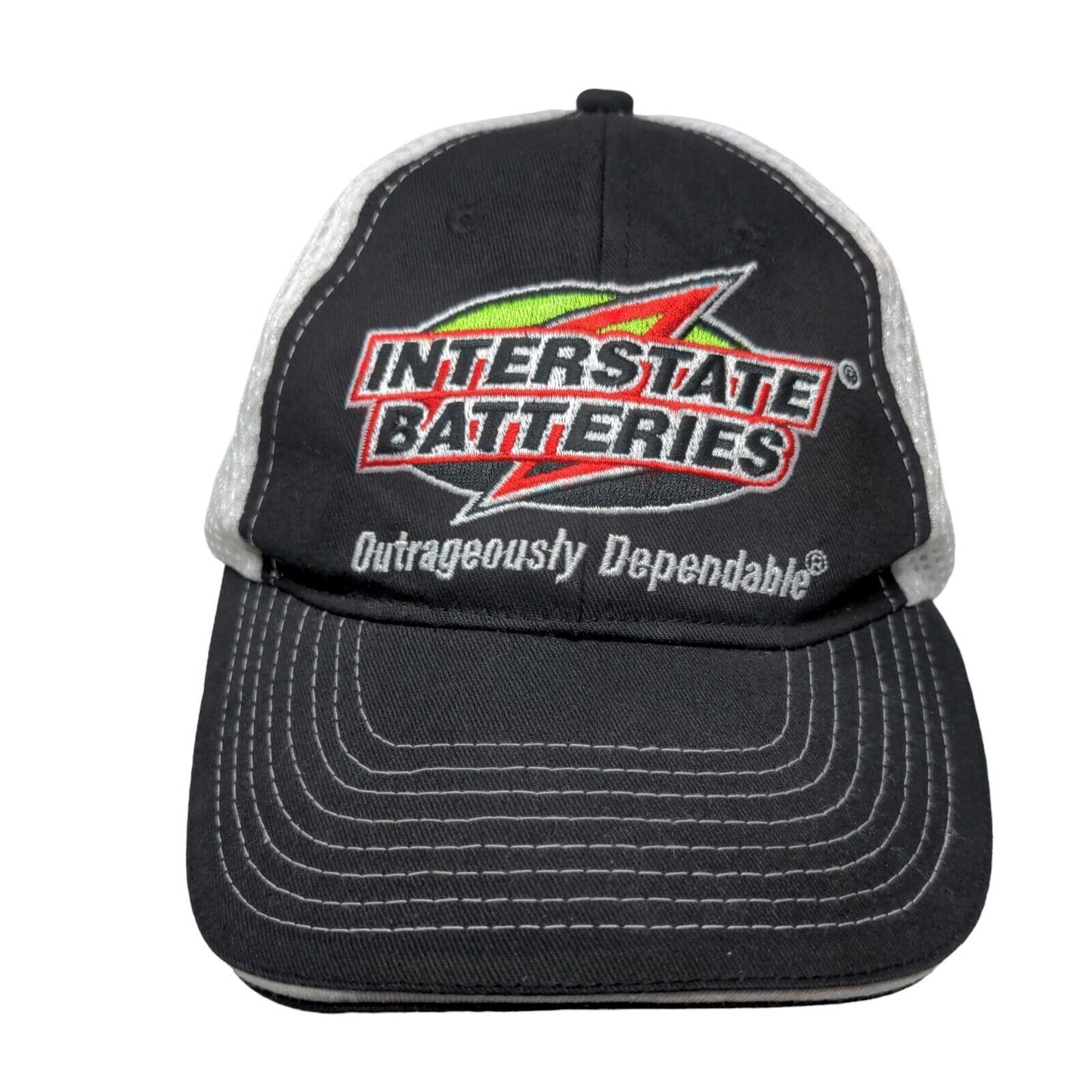 Interstate Batteries Outrageously Dependable Strapback Hat Black One Size