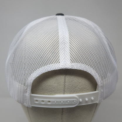 Unbranded Snapback Trucker Hat Gray One Size Adjustable Mesh Back 6 Panel