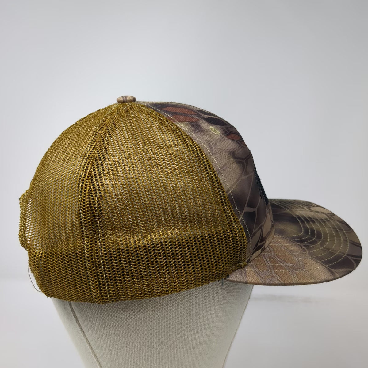 Richardson Trucker Hat Brown Camo One Size Mesh Back Snapback Bedford Outdoors