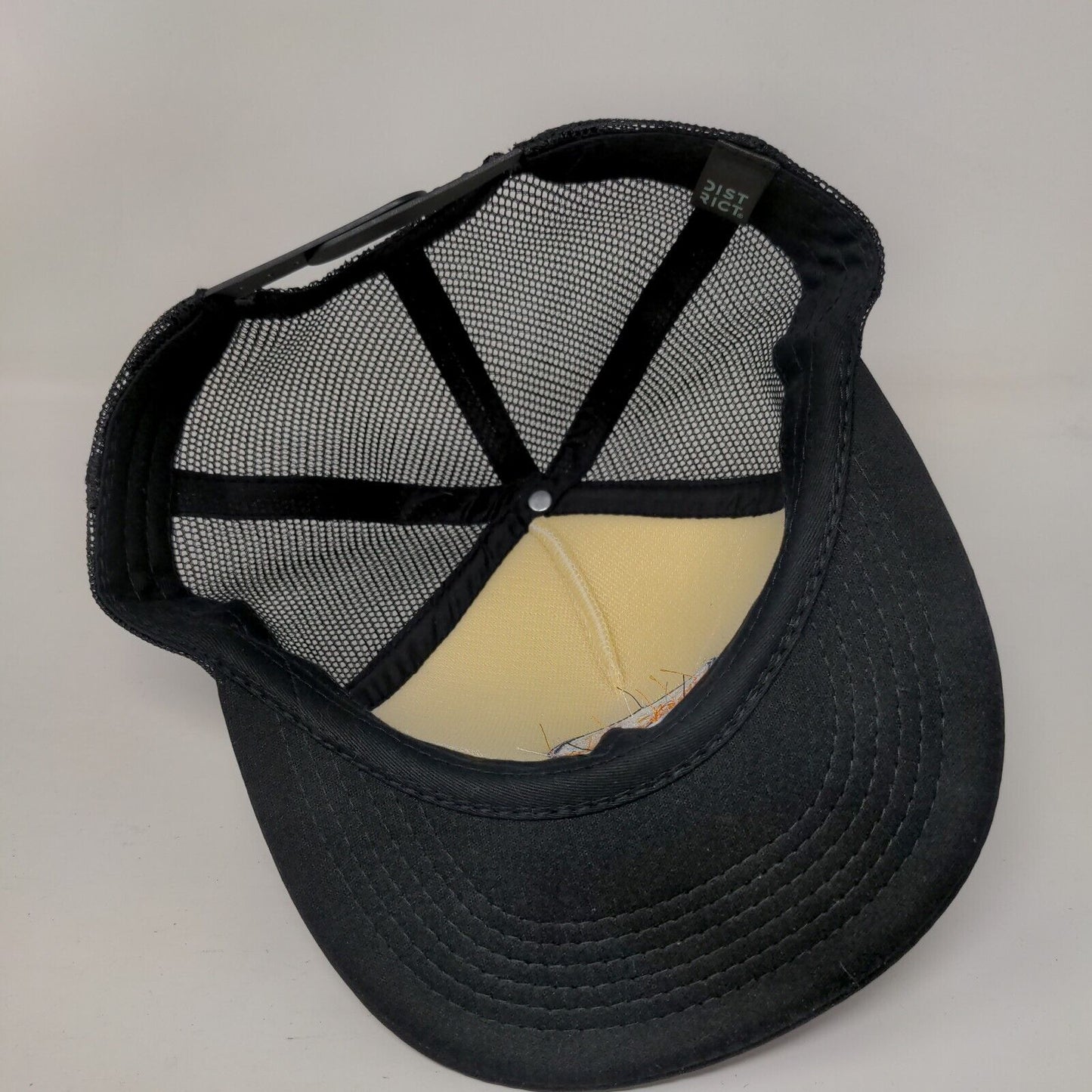 Ski Town Shoot Out Park City UT Snapback Trucker Hat Black OS Mesh Back District