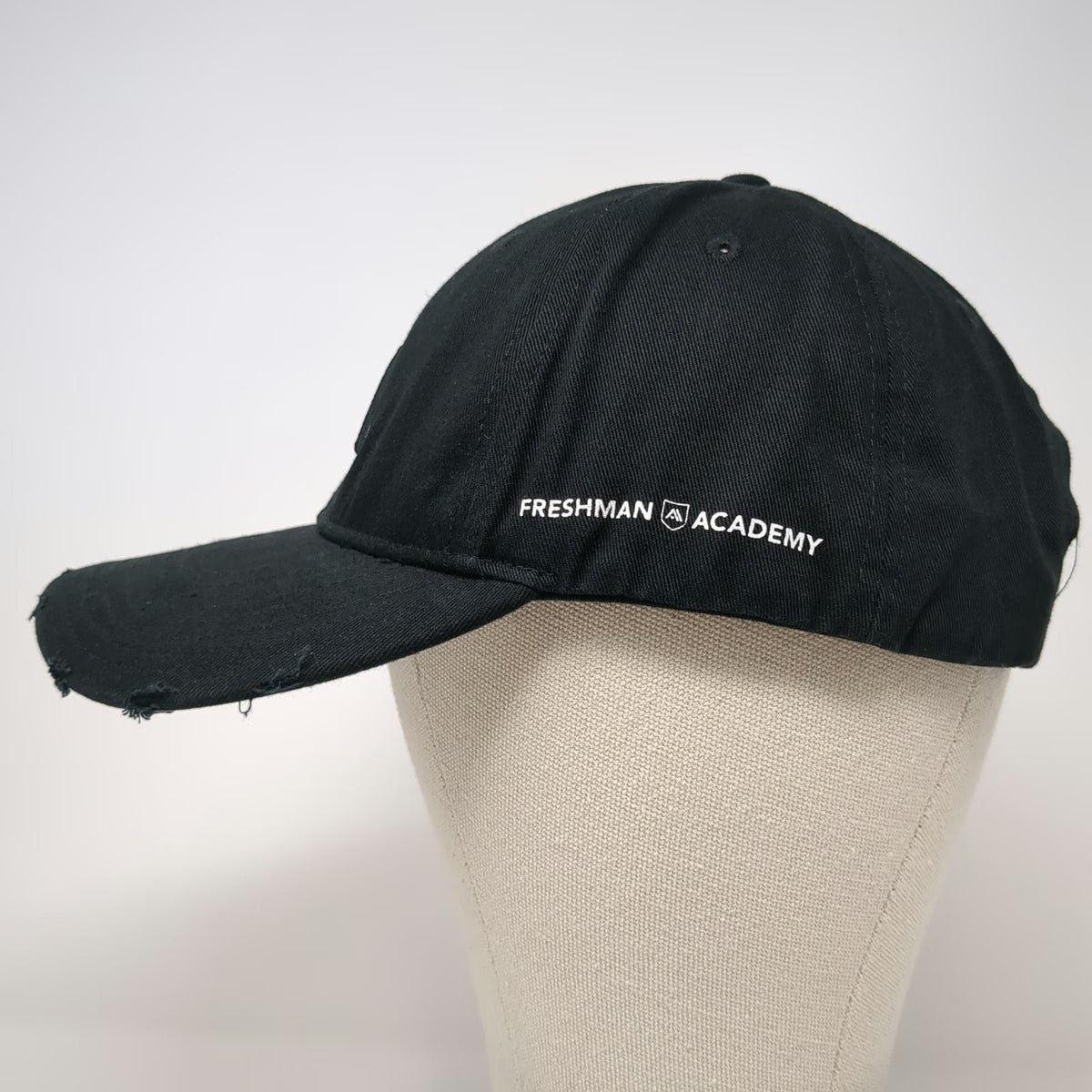 Academy Mortgage Snapback Hat Black One Size Distressed American Flag Underbrim
