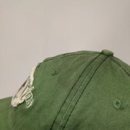 White Mountains Strapback Hat Green One Size Adjustable Embroidered Jhats