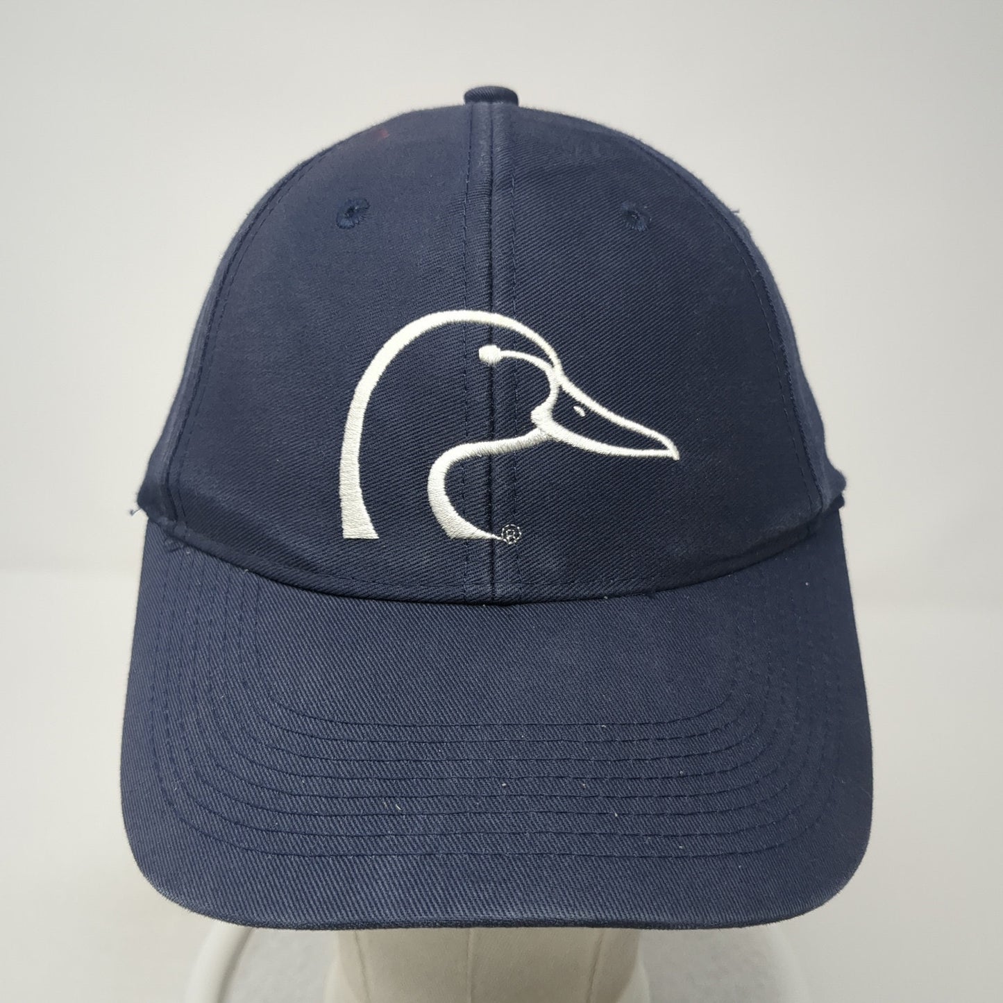 Ducks Unlimited Logo Snapback Hat Blue One Size Adjustable Embroidered