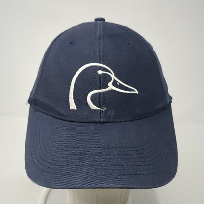 Ducks Unlimited Logo Snapback Hat Blue One Size Adjustable Embroidered
