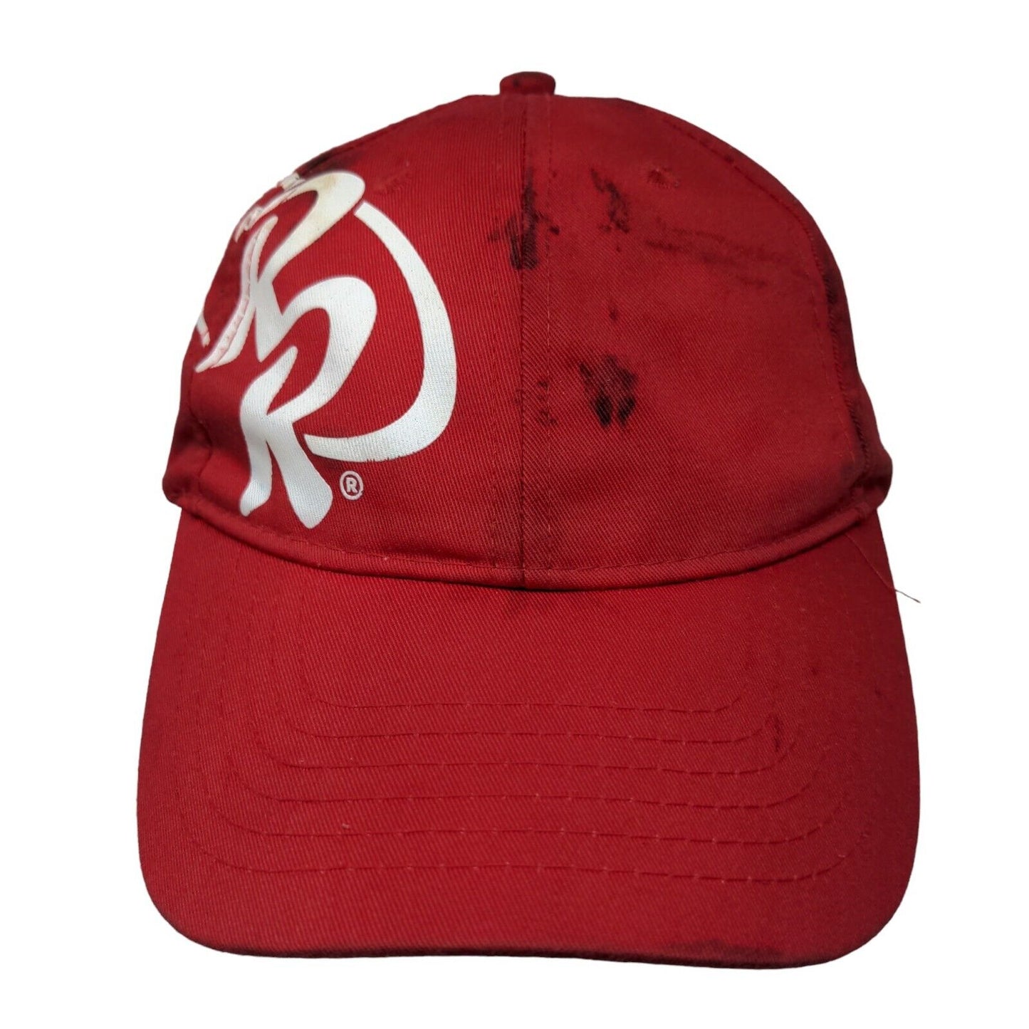 Red Robin Gourmet Burgers And Brews Strapback Hat Red One Size Uniform