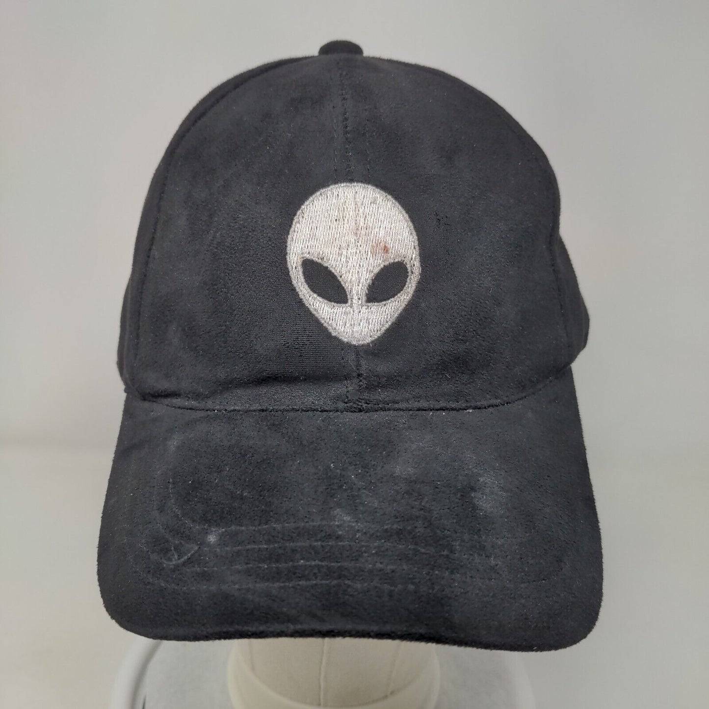 Alien Slideback Hat Black One Size Embroidered Adjustable 6 Panel