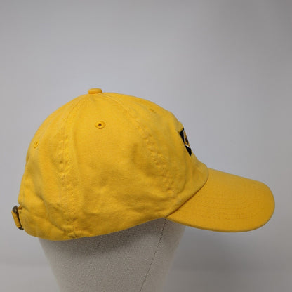 Slippery Slideback Hat Yellow One Size Adjustable Embroidered 6 Panel Cotton YRN