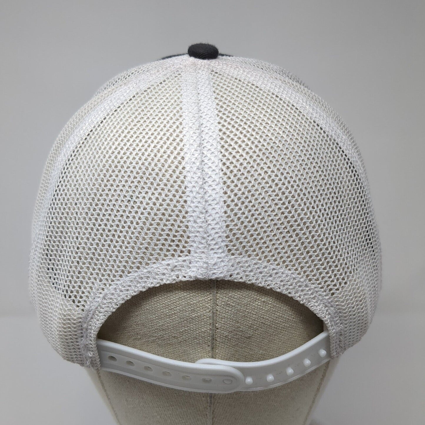 Builders First Source Snapback Trucker Hat Gray One Size Mesh Back