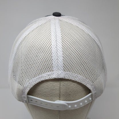 Builders First Source Snapback Trucker Hat Gray One Size Mesh Back