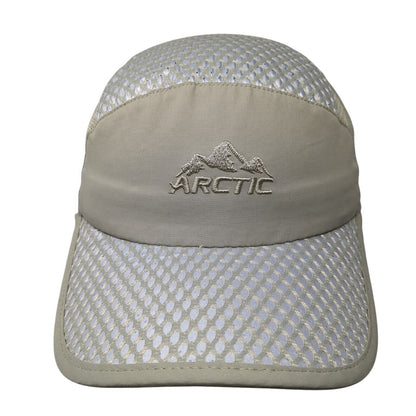Arctic Slideback 5 Panel Cap Tan One Size Adjustable Embroidered Breathable