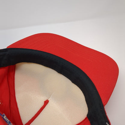 Pokemon Youth Snapback Hat Red One Size Adjustable Embroidered 6 Panel
