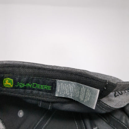 John Deere Reman 2018 Slideback Hat Gray One Size Adjustable 6 Panel