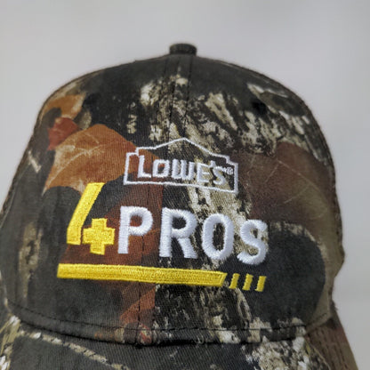 Lowe's Men's Snapback Mesh Back Hat Camo Adjustable Embroidered Logo