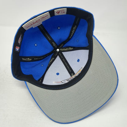 Oklahoma City Thunder NBA Mitchell & Ness Cap Blue 7 1/8 Wool Gray Underbrim