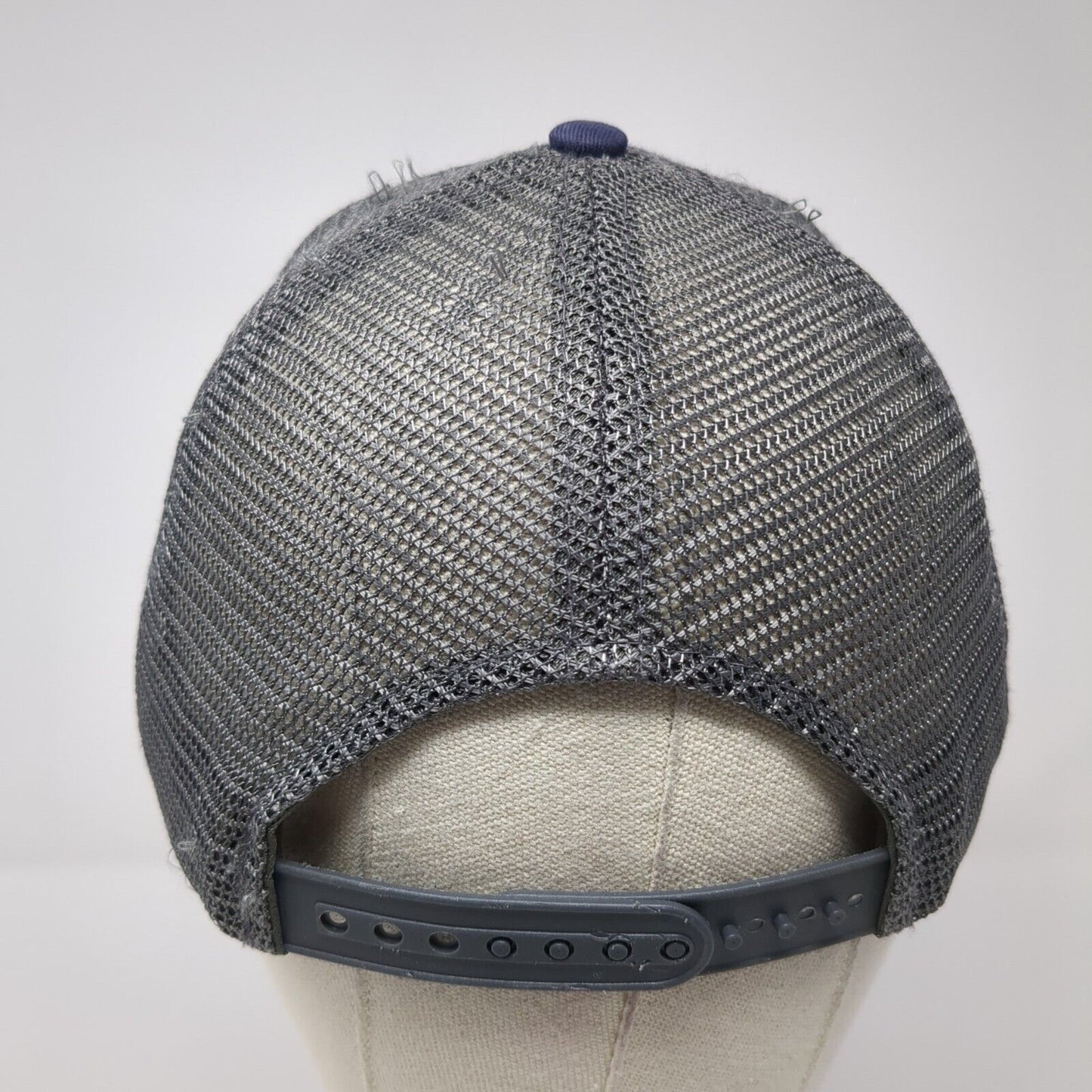 Idaho Snapback Trucker Hat Blue OS Adjustable Mesh Back Arcadian Outfitters