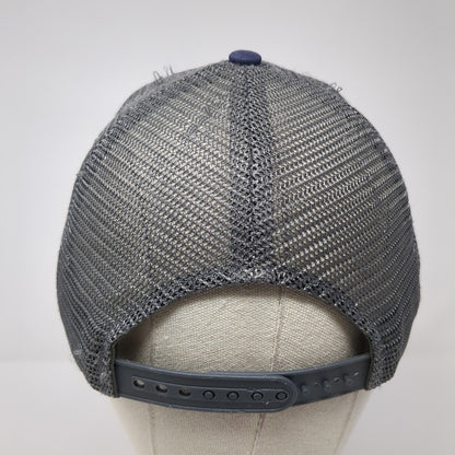 Idaho Snapback Trucker Hat Blue OS Adjustable Mesh Back Arcadian Outfitters