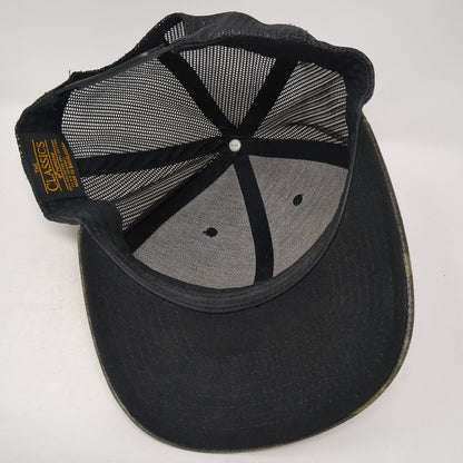 The Classics Yupoong Snapback Trucker Hat Multi One Size Mesh Back Camo