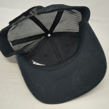 Richardson Trucker Hat Black One Size Camo Mesh Snapback CXT Logo Kryptek