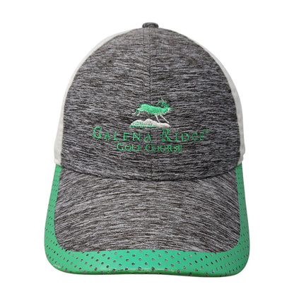 Galena Ridge Golf Course Strapback Hat MultiOS Adjustable Technical Fit Antigua