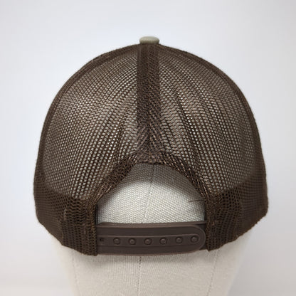 W 420 Snapback Mesh Back Trucker Hat Brown One Size Port Authority