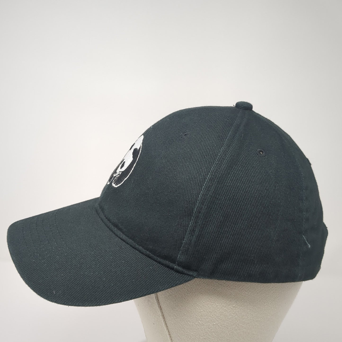Panda San Diego Zoo Slideback Hat Black One Size Adjustable Embroidered