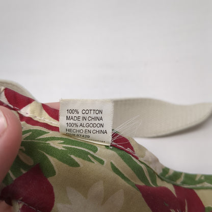 Faded Glory Sun Visor Hat Multicolor OS Adjustable Lightweight Floral Print