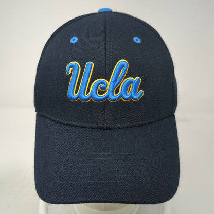 UCLA Bruins NCAA Top of the World Hat Black Blue Gold One Size Stretch Fit OS