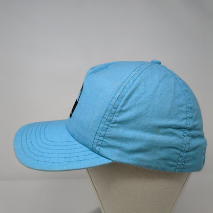 Zion National Park Slideback Hat Blue OSFA Adjustable Leather Strap
