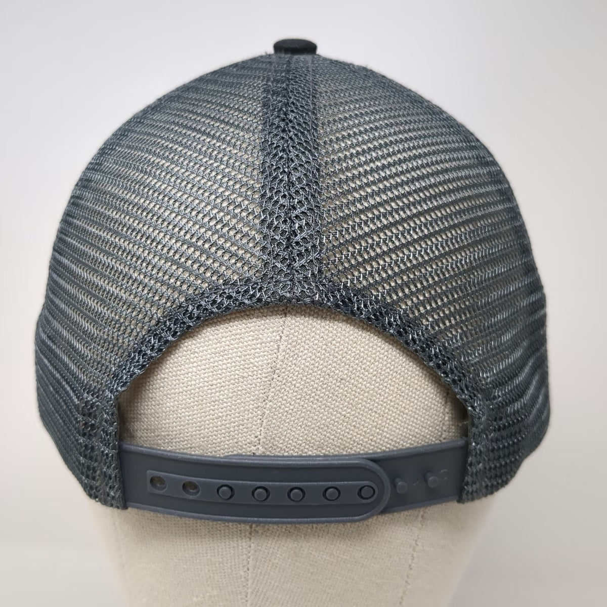 Buck's Bags Farm Bureau Ins Trucker Hat Black One Size Mesh Snapback Brim Logo