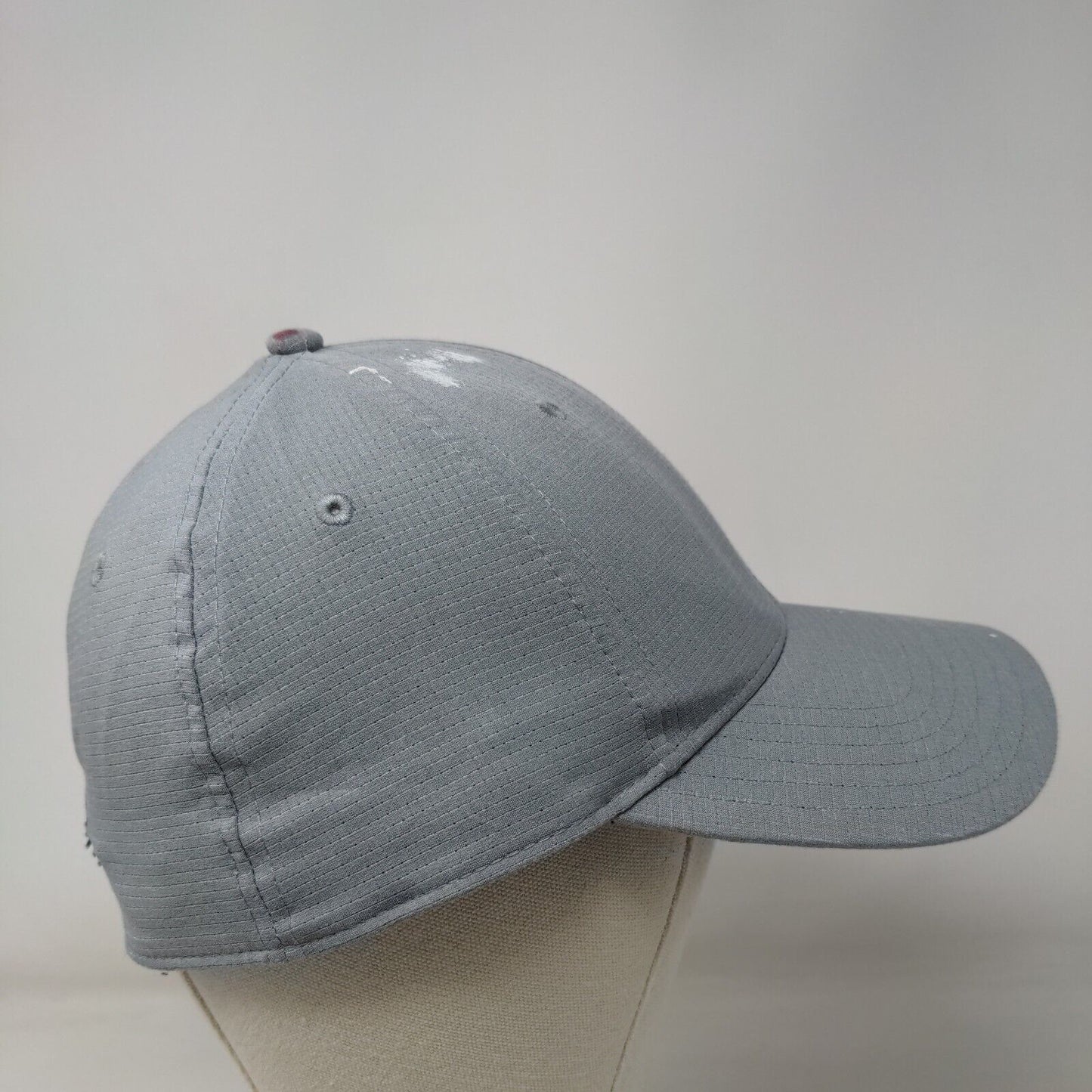 Under Armour USA Fitted Hat Gray L/XL Solid UA Classic Fit 6 Panel