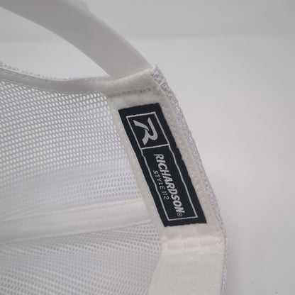 Venture Trucker Hat Gray One Size Adjustable Embroidered Mesh Back Richardson