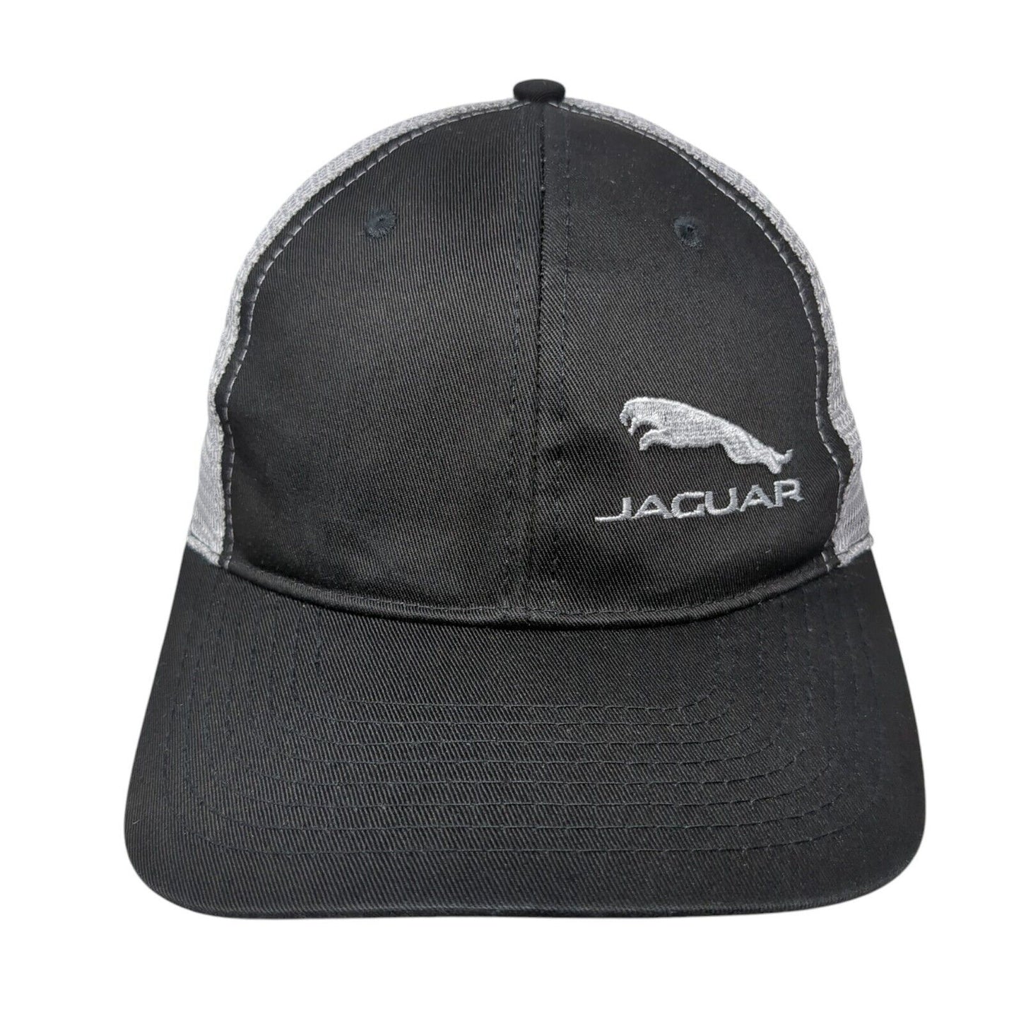 Jaguar Boise Snapback Mesh Back Hat Black Gray OSFA Embroidered Logo