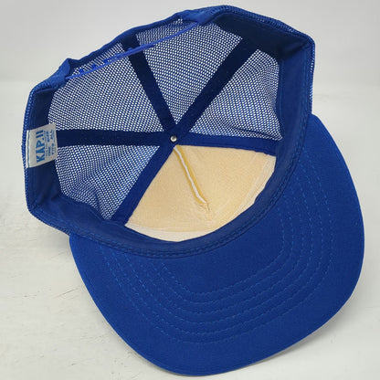 KAP.II Trucker Hat Blue One Size Spencer Fluid Power Industrial Graphic Mesh