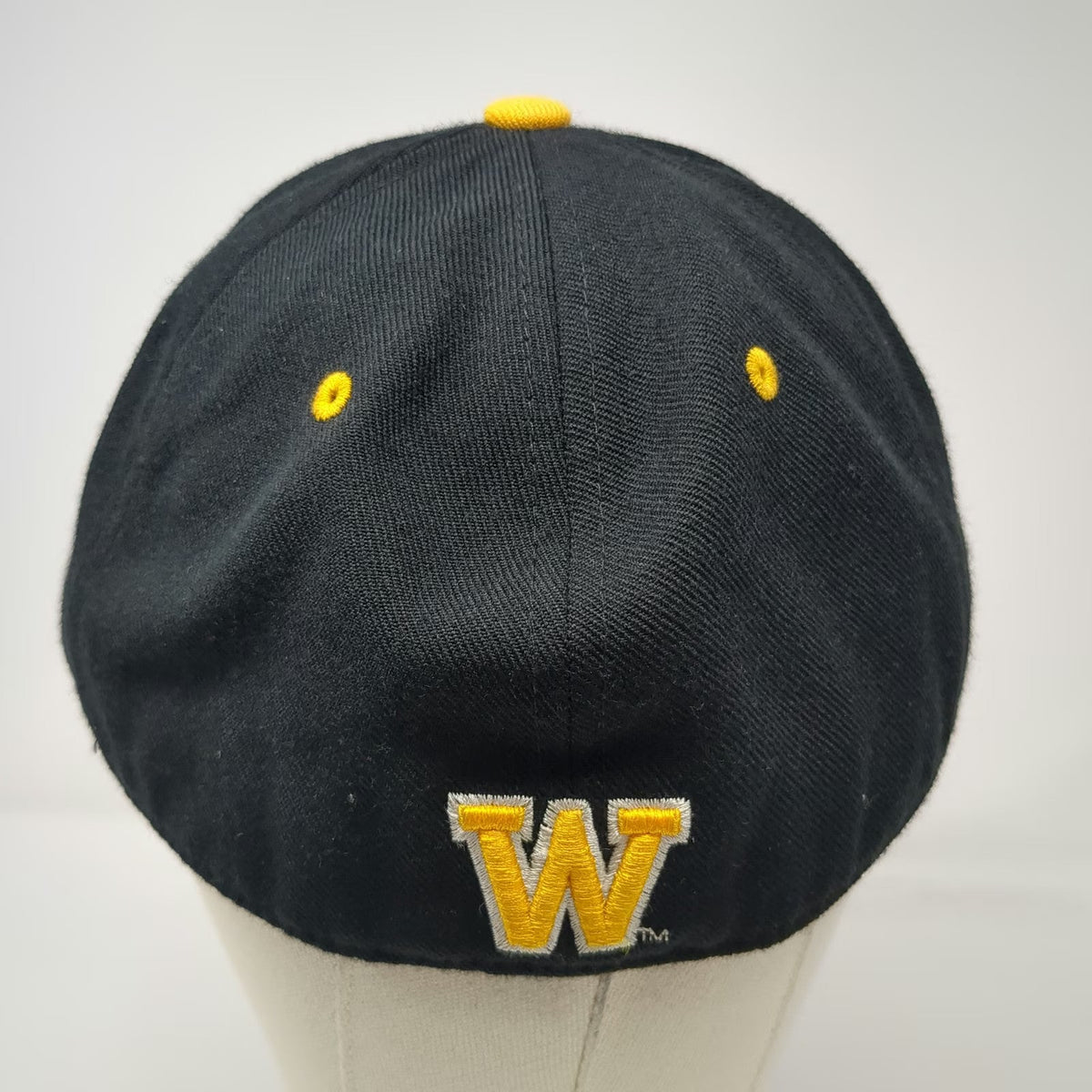 Wyoming Cowboys NCAA Zephyr Baseball Cap Black 7 5/8 Bronco Logo Wool Blend Hat