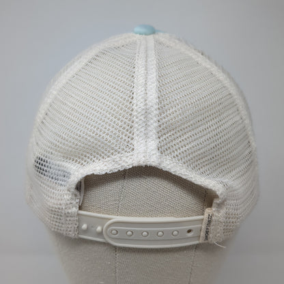 East Coast Snapback Trucker Hat Blue One Size Mesh Back Billabong