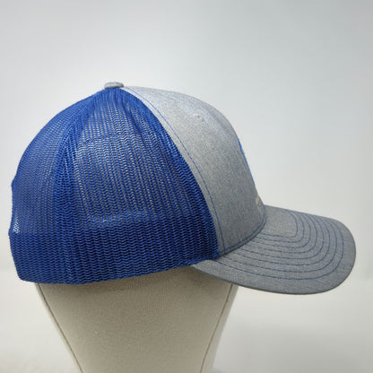 Richardson 112 Trucker Hat Gray Blue One Size Avalanche Science Mesh Snapback