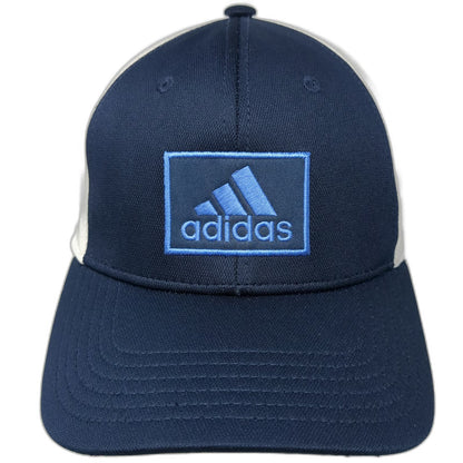 Adidas Baseball Cap Blue M Fairway Collection Aeroready Fitted Hat Golfing
