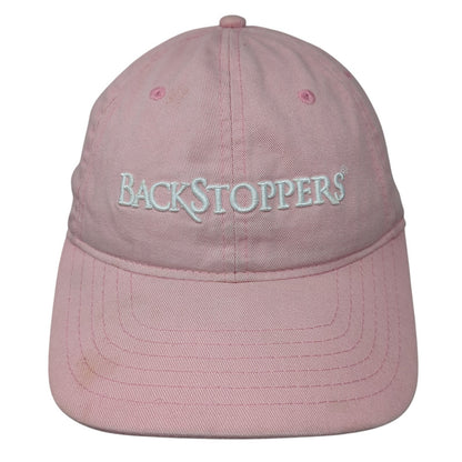 Backstoppers Since 1959 Strapback Hat Pink One Size Adjustable Fahrenheit