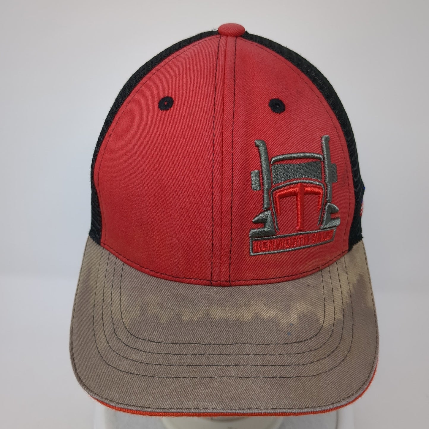 Kenworth Truck Snapback Trucker Hat Multi One Size Mesh Back Colorblock